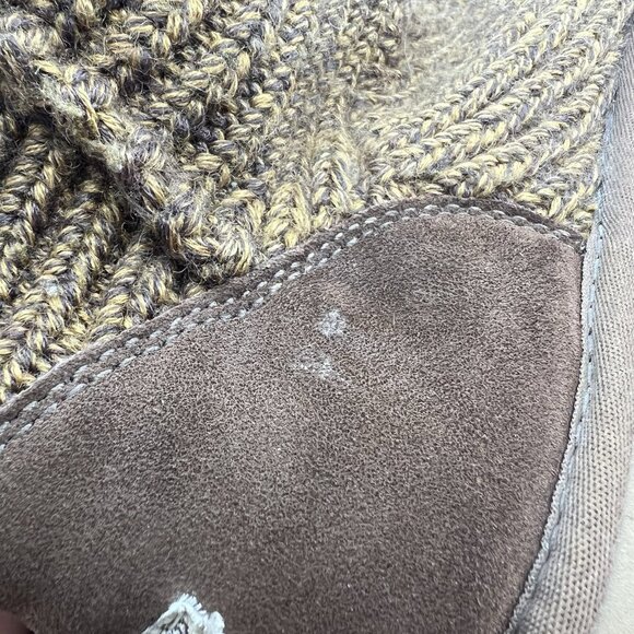 Ugg Women's Classic Cardy Sweater Pull On Boots Size 9 Brown Warm Comfy - Picture 6 of 8